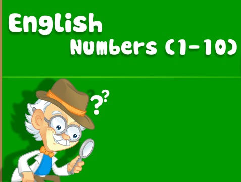İngilizce Sayılar 1-10