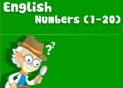 İngilizce sayılar 1-20 